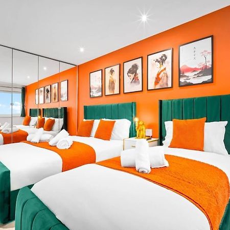 Top Floor City Centre Apartment - Sleeps 7 - 4 Beds - With Balcony And Parking - Smart Tv'S On Each Bedroom Wall - 5 Mins From Bullring, Selfridges, Moor Street Station - By Zena Stays Birmingam Exterior foto